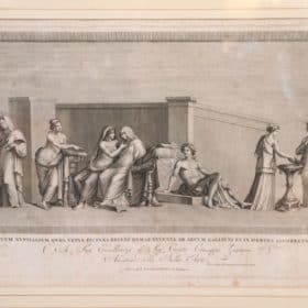 18th Century Antique Etching by Alessandro Mochetti