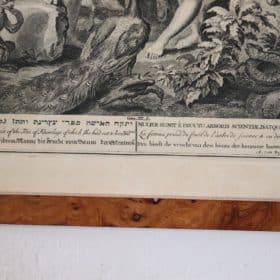 17th Century Antique Engraving by Gerard Hoet 