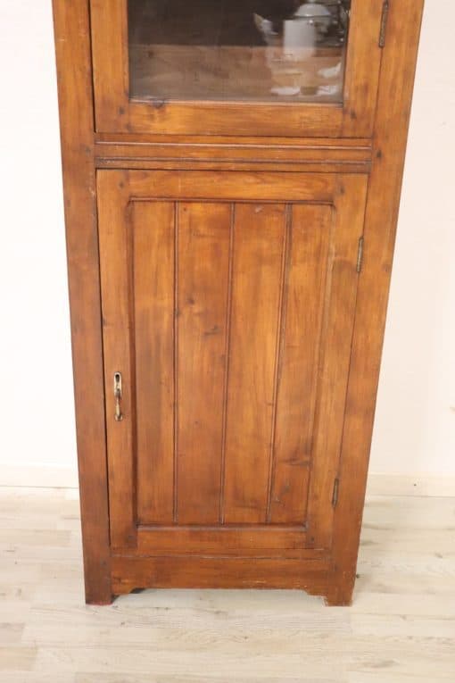 Fir Wood Arched Bookcase - Bottom Door - Styylish