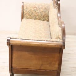 Antique Louis Philippe Settee - Side Frame and Cushion Detail - Styylish