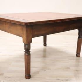 19th Centuy Italian Antique Large Sofa Table or Coffee Table in Cherry Wood