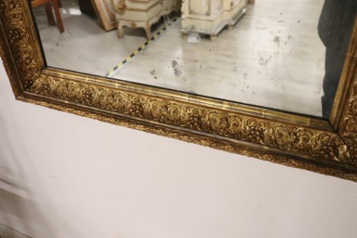 Art Nouveau Wall Mirror - Decorative Frame Bottom Edge - Styylish