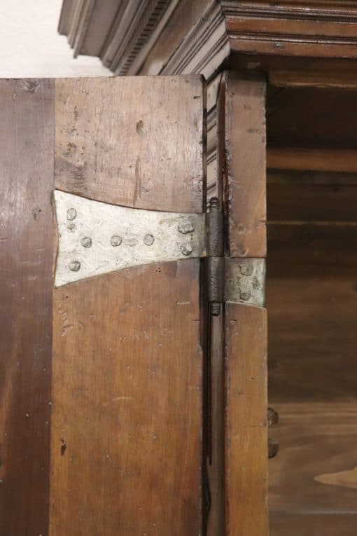 Louis XIV Solid Walnut Wardrobe - Inside Hinge Detail - Styylish