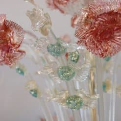 Murano Glass Chandelier - Colored Glass Detail - Styylish