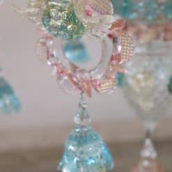 Murano Glass Chandelier - Glass Droplet Detail - Styylish
