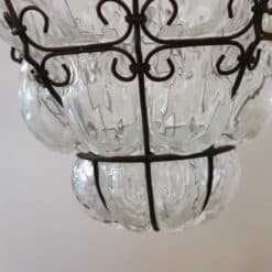 Venetian Murano Pendant Light - Bottom Glass Detail - Styylish