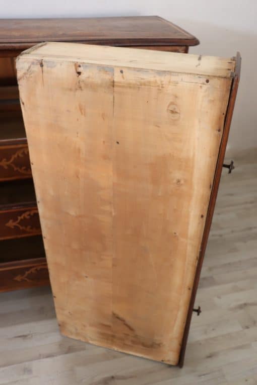 Italian Louis XIV period chest of drawers - Back of Drawers - Styylish