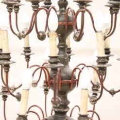 Chandelier in Wood and Iron - Central View - Styylish