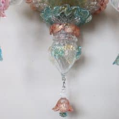 Pair of Murano Glass Sconces - Bottom Detail - Styylish