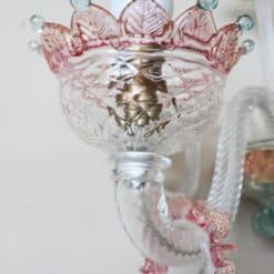 Pair of Murano Glass Sconces - Left Detail - Styylish