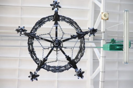 Renaissance Style Iron Chandelier - View From Below - Styylish