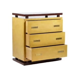 Art Deco Style Lacquered Chest of Drawers, 1950s