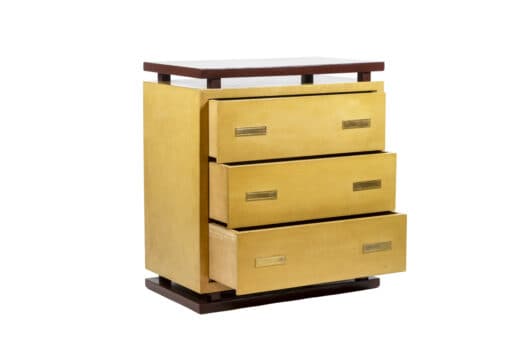 Lacquered Chest of Drawers - Full Profile with Drawers Open - Styylish