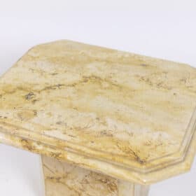 Pair of Side Tables in Sienna Marble, 1970s