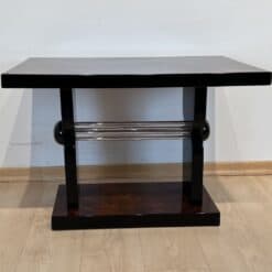 Large Art Deco Side Table - Chrome Features - Styylish