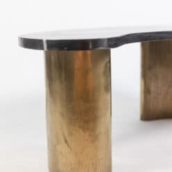 Bean Shaped Coffee Table - Brass Base- Styylish