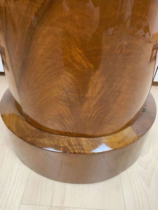 Biedermeier Drum Cabinet - Wood Veneer Detail - Styylish