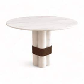 Marble dining table, Design by Sergio Prieto, Handmade in Europe