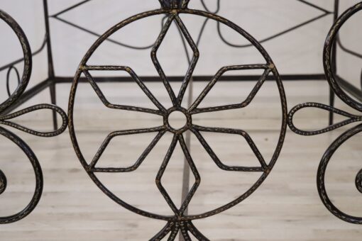 Antique Iron Bed Frame - Circle Detail - Styylish