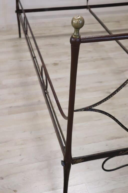 Antique Iron Bed Frame - Bottom Frame Detail - Styylish