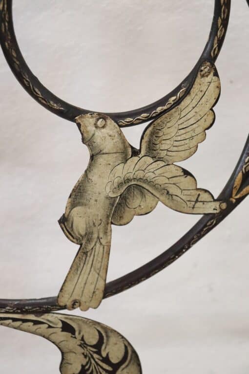 Antique Iron Bed Frame - Bird Detail - Styylish
