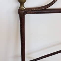 Antique Iron Bed Frame - Left Corner Detail - Styylish
