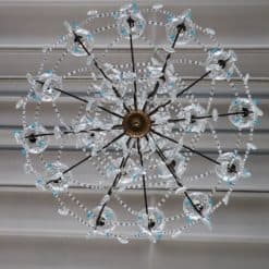 Bronze and Crystal Chandelier - View From Below - Styylish
