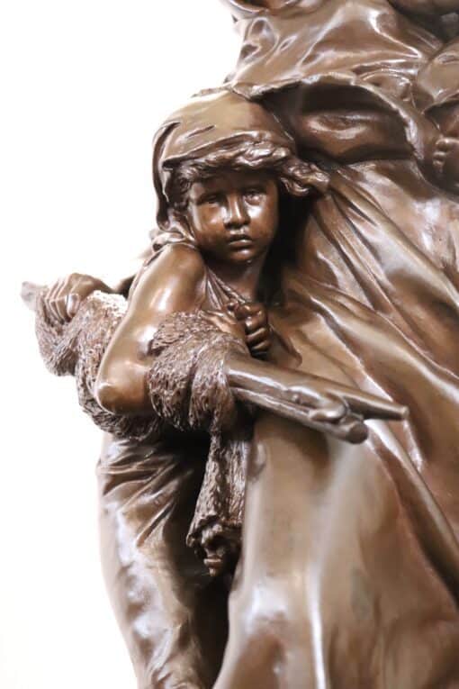 Bronze Sculpture by Mathurin Moreau - Child Detail - Styylish