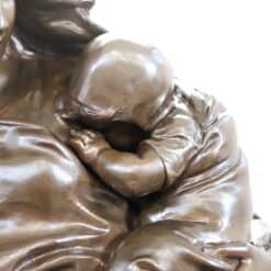 Bronze Sculpture by Mathurin Moreau - Baby Detail - Styylish