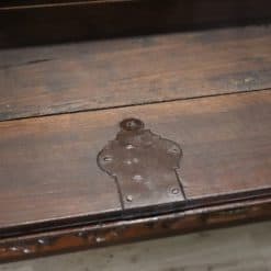 Carved Walnut Antique Commode - Desk Open - Styylish