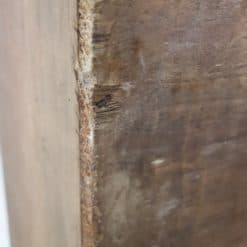 Carved Walnut Antique Commode - Drawer Edge Detail - Styylish