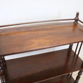 19th Century Louis Philippe Turned Oak Wood Étagère / Shelves
