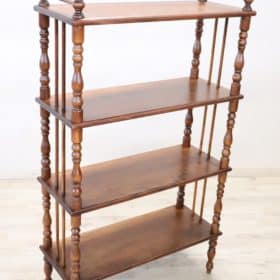 19th Century Louis Philippe Turned Poplar Wood Étagère / Shelves