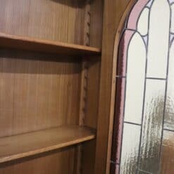 Gothic Style Solid Oak Cabinet - Glass Door - Styylish