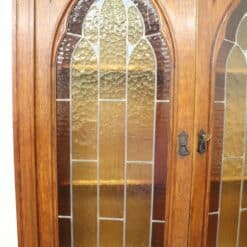 Gothic Style Solid Oak Cabinet - Glass Door Exterior - Styylish