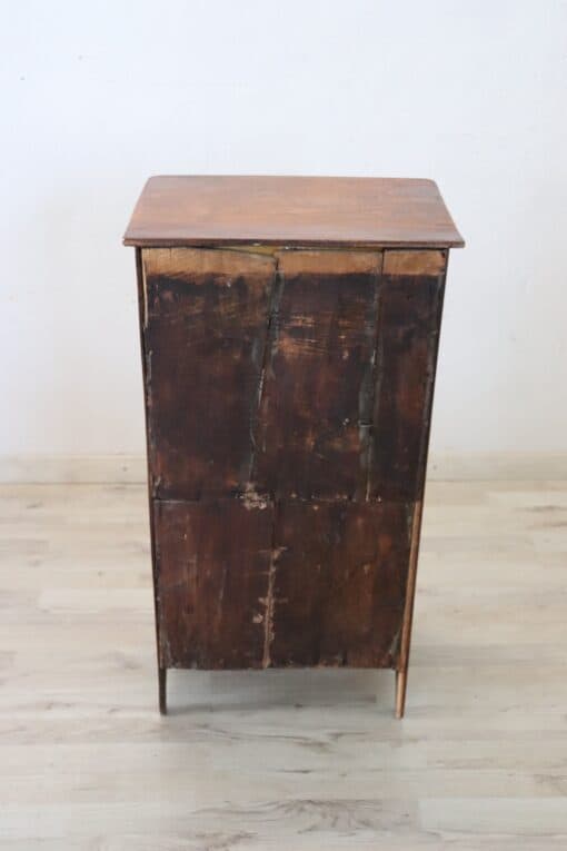 Solid Walnut Antique Nightstand - Back Profile - Styylish