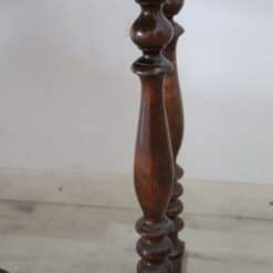 Walnut Antique Side Table - Leg Detail - Styylish