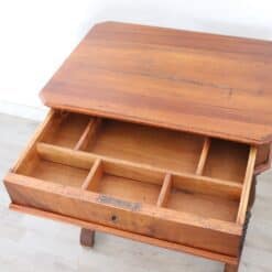 Walnut Antique Side Table - Inside of Drawer - Styylish
