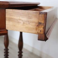 Walnut Antique Side Table - Drawer Edge - Styylish