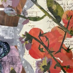 Collage Artwork by Mara Wagner- detail with tomatoes- Styylish