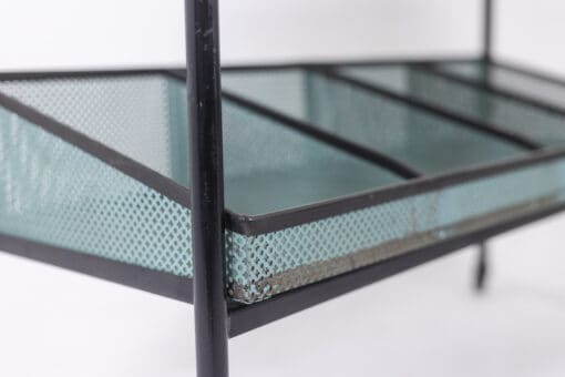 Perforated Metal Console Tables - Bottom Tray Detail - Styylish
