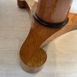 Biedermeier Tilt-Top Table - Wood Detail on Base - Styylish