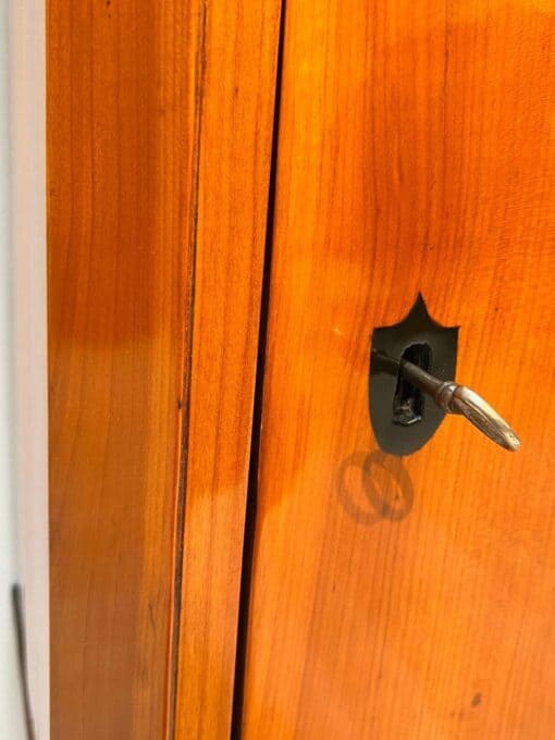 Cherry Biedermeier Half Cabinet - Key - Styylish