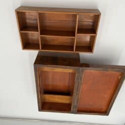 Walnut Biedermeier Box - Interior Compartments Removed - Styylish