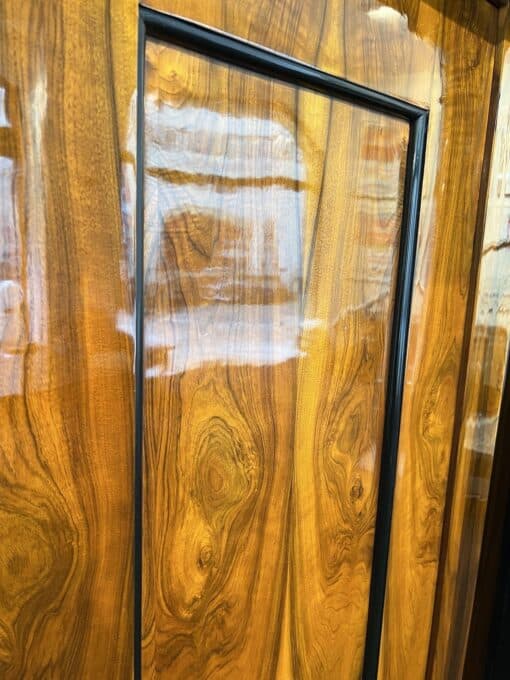 Walnut Biedermeier Armoire - Side Panels - Styylish