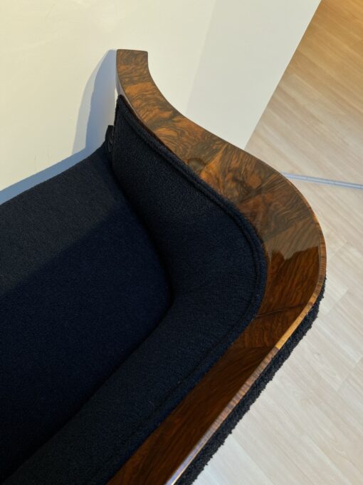 Walnut Biedermeier Sofa - Fabric Detail - Styylish