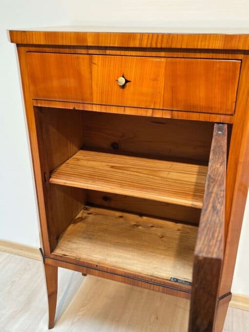 Cherry Biedermeier Half Cabinet - Shelves - Styylish