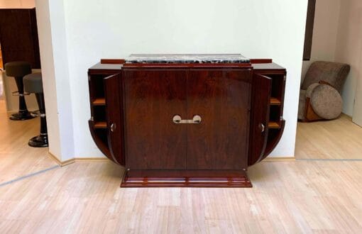 Tall Art Deco Sideboard - Side Doors Open - Styylish