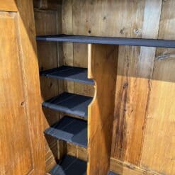 Walnut Biedermeier Armoire - Interior Shelves - Styylish