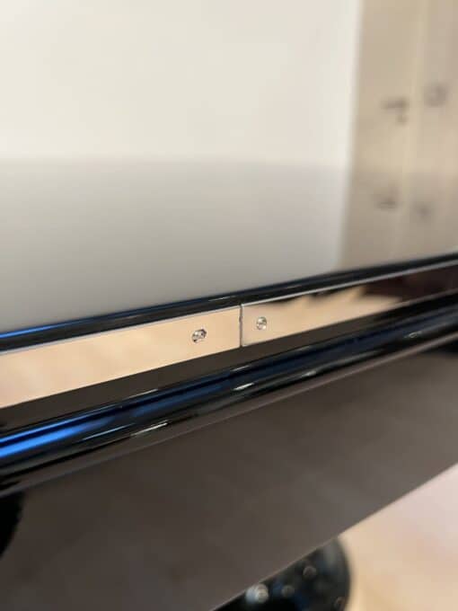 Art Deco Expandable Table - Metal Detail - Styylish